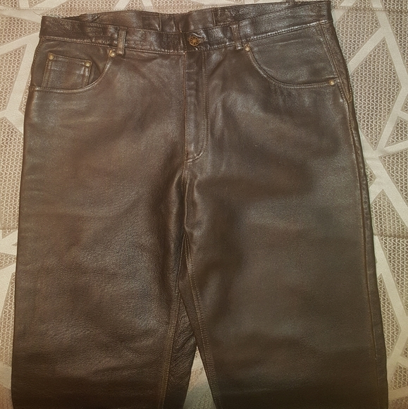 Custom Order Other - NEW! 38W Leather Jeans